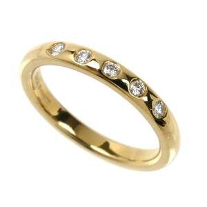 TIFFANY 18k Gold Diamond Ring